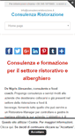 Mobile Screenshot of consulenzaristorazione.it